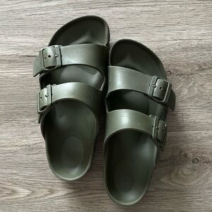 birkenstock rubber arizona sandals